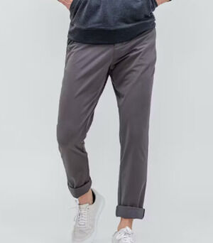 NWT Ministry Of Supply Men's Pace Tapered Ankle Chino Medium Grey Size 30x30